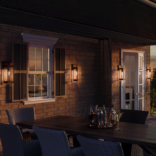 Quoizel Ward 1 Light Outdoor Lantern, Gilded Bronze