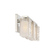 Quoizel Westcap 22.5in 3-Light Vanity Light | Modern Brushed Nickel and Clear Sandblasted Glass | Bathroom Vanity & Powder Room | Model WCP8603BN