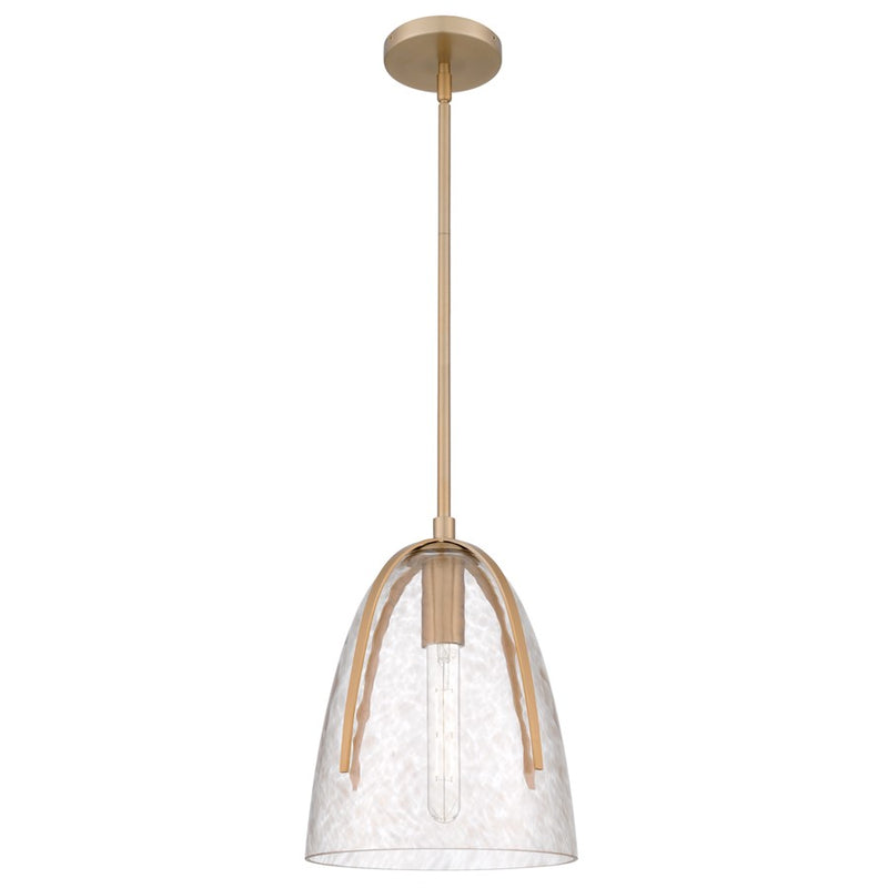 Quoizel Whitmore 1-Lt Brz Gold Mini Pendant, Brz Gold - WHIT1510BGD