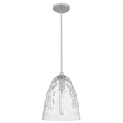 Quoizel Whitmore 1-Lt Brushed Nickel Mini Pendant, Brushed Nickel - WHIT1510BN