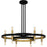 Quoizel Winsland 12Light Chandelier, Matte Black