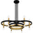 Quoizel Winsland 12Light Chandelier, Matte Black