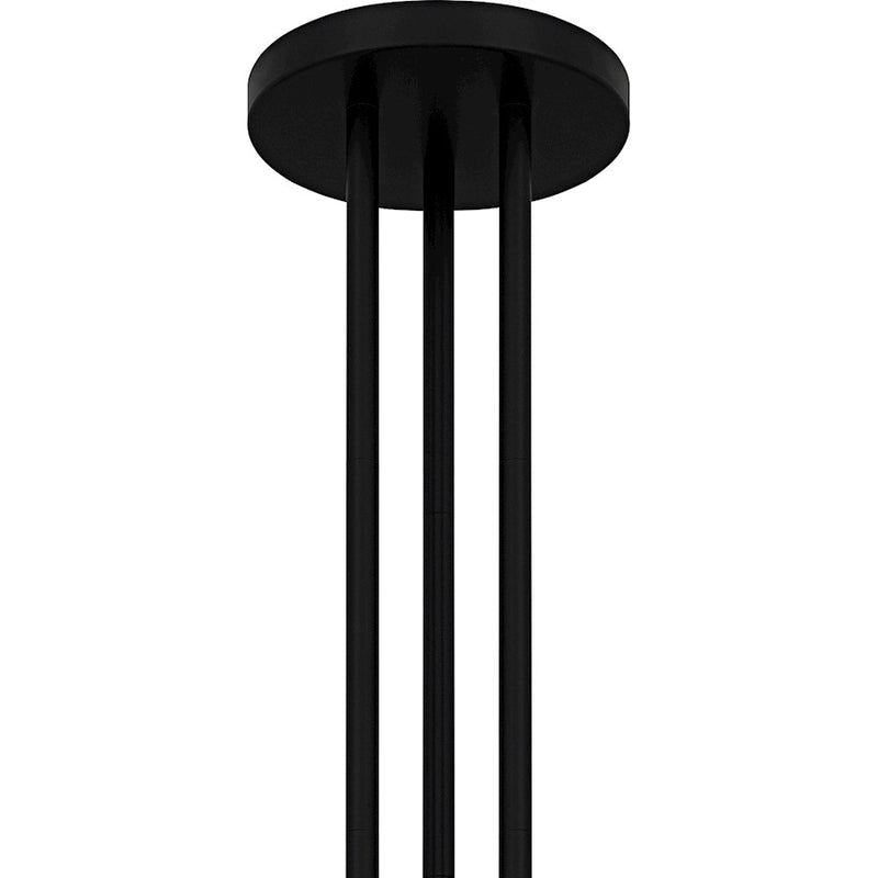 Quoizel Winsland 12Light Chandelier, Matte Black