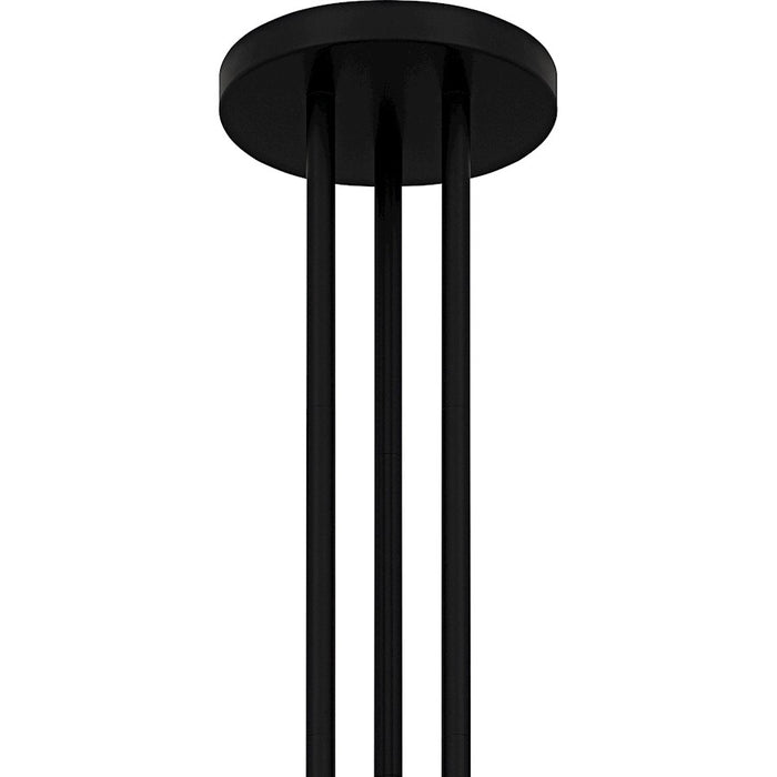 Quoizel Winsland 12Light Chandelier, Matte Black