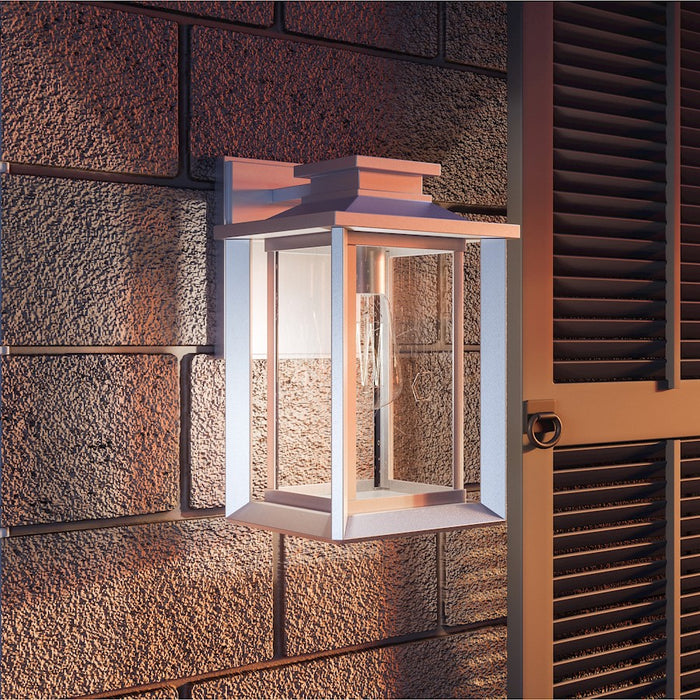 Quoizel Wakefield 1 Light Outdoor Wall Lantern, White Lustre