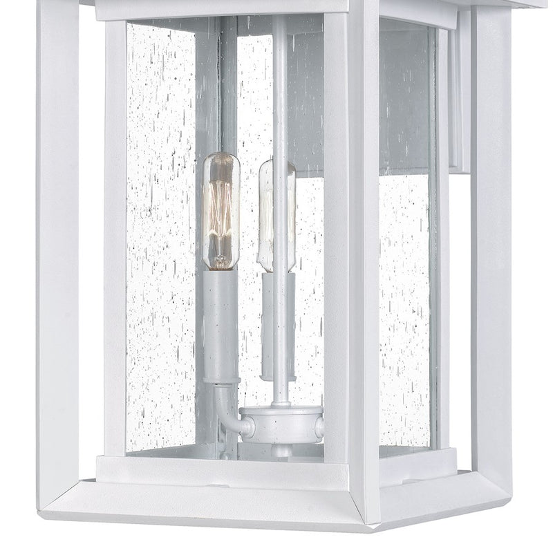 Quoizel Wakefield 3 Light Outdoor Wall Lantern, White Lustre