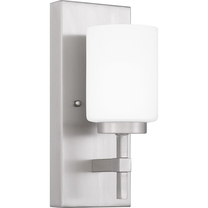 Quoizel Wilburn 1 Light Wall Sconce, Opal Etched