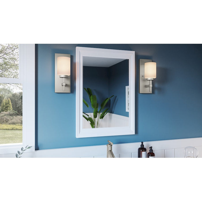 Quoizel Wilburn 1 Light Wall Sconce, Opal Etched