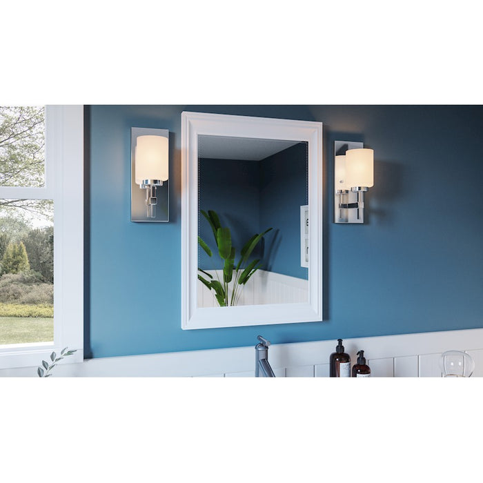Quoizel Wilburn 1 Light Wall Sconce, Opal Etched