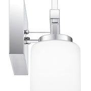 Quoizel Wilburn 2 Light Bath Light, Polished Chrome/Opal Etched