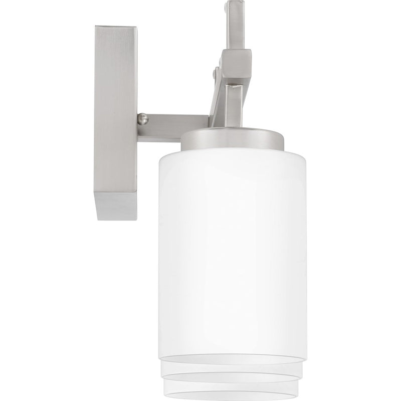Quoizel Wilburn 3 Light Bath Light, Brushed Nickel/Opal Etched