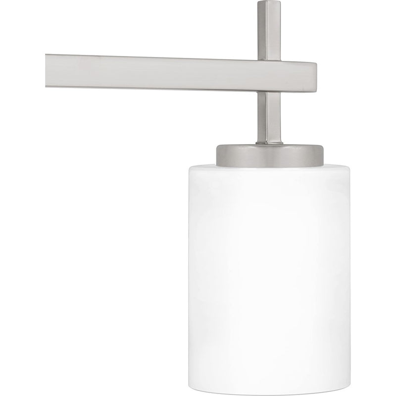 Quoizel Wilburn 3 Light Bath Light, Brushed Nickel/Opal Etched