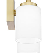Quoizel Wilburn 3 Light Bath Light, Satin Brass/Opal Etched