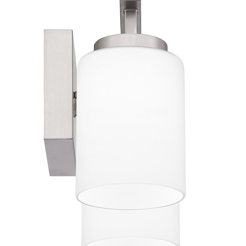 Quoizel Wilburn 4 Light Bath Light, Brushed Nickel/Opal Etched