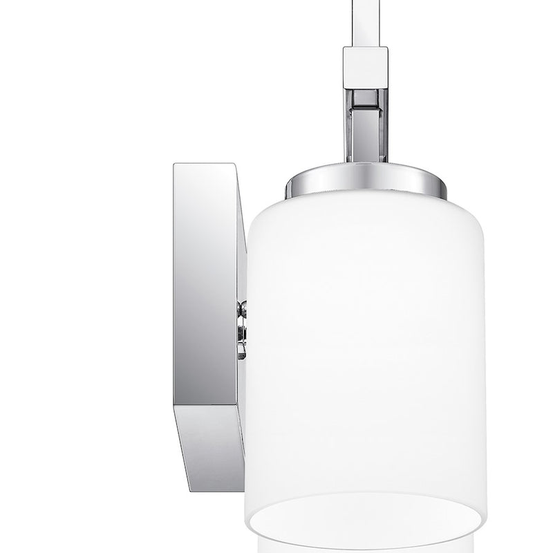 Quoizel Wilburn 4 Light Bath Light, Polished Chrome/Opal Etched