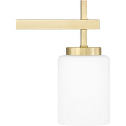 Quoizel Wilburn 4 Light Bath Light, Satin Brass/Opal Etched