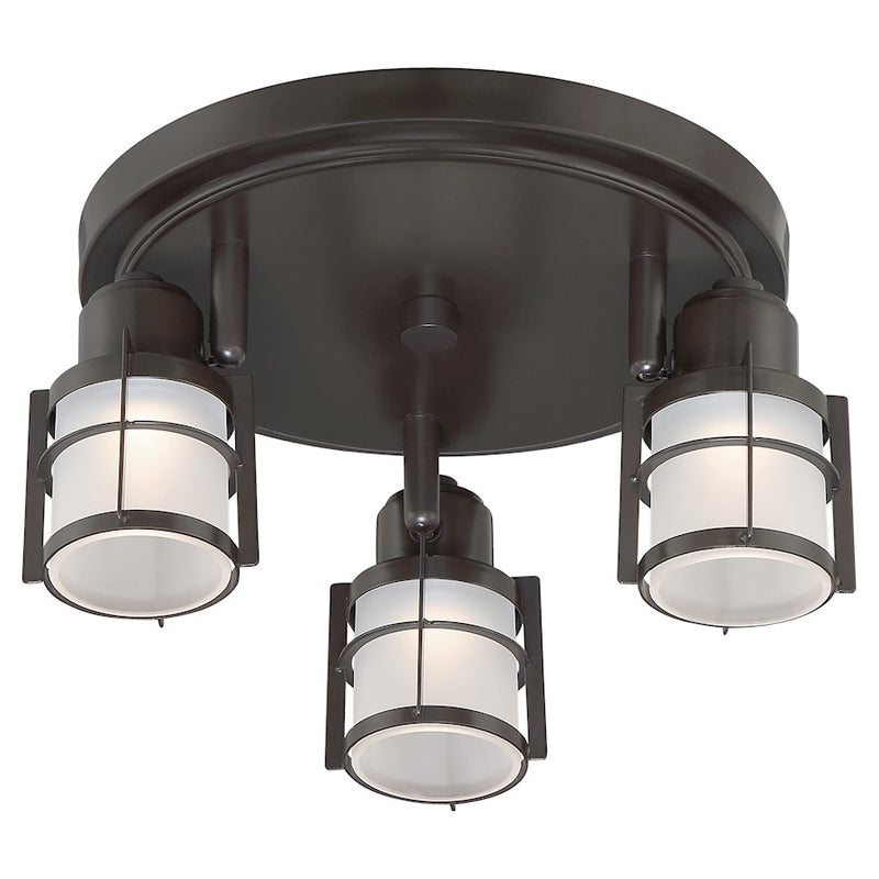 Quoizel Winside Flush Mount, Western Bronze