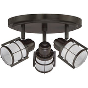 Quoizel Winside Flush Mount, Western Bronze