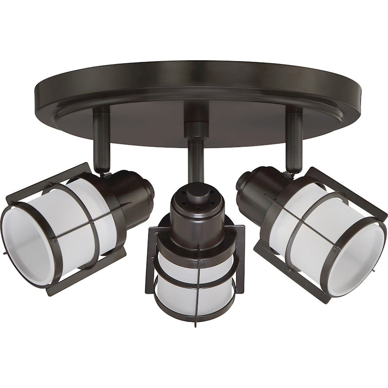 Quoizel Winside Flush Mount, Western Bronze