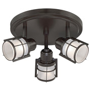 Quoizel Winside Flush Mount, Western Bronze