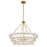 Quoizel Wright 6-Lt Brushed Gold Pendant, Brushed Gold - WRIG2830BRG