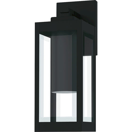 Quoizel Westover 1Lt 14" Outdoor Lantern, Earth Black/Clear Beveled