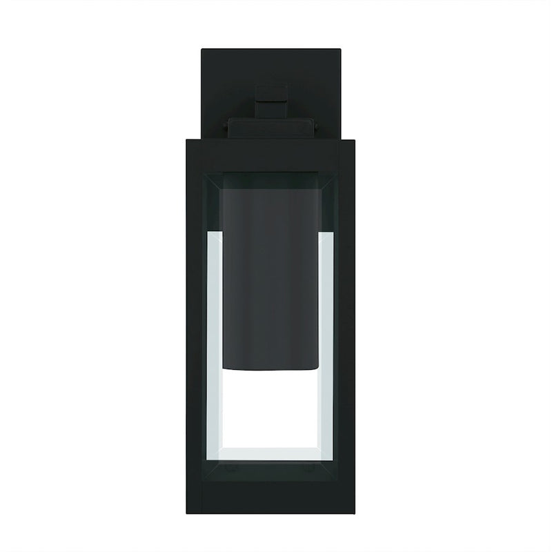 Quoizel Westover 1Lt 14" Outdoor Lantern, Earth Black/Clear Beveled