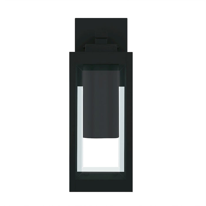 Quoizel Westover 1Lt 14" Outdoor Lantern, Earth Black/Clear Beveled