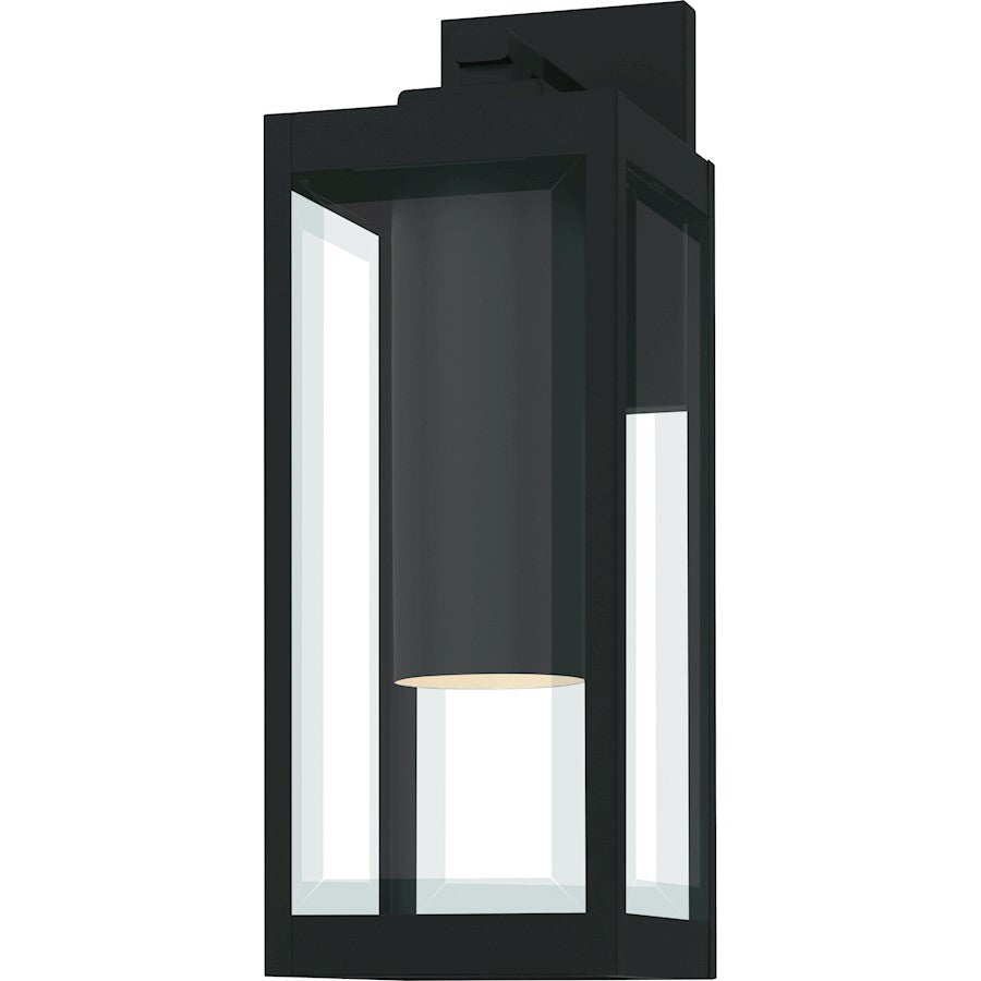 Quoizel Westover 1Lt 17" Outdoor Lantern, Earth Black/Clear Beveled - WVR8006EK