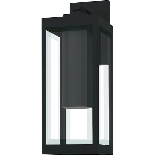 Quoizel Westover 1Lt 17" Outdoor Lantern, Earth Black/Clear Beveled
