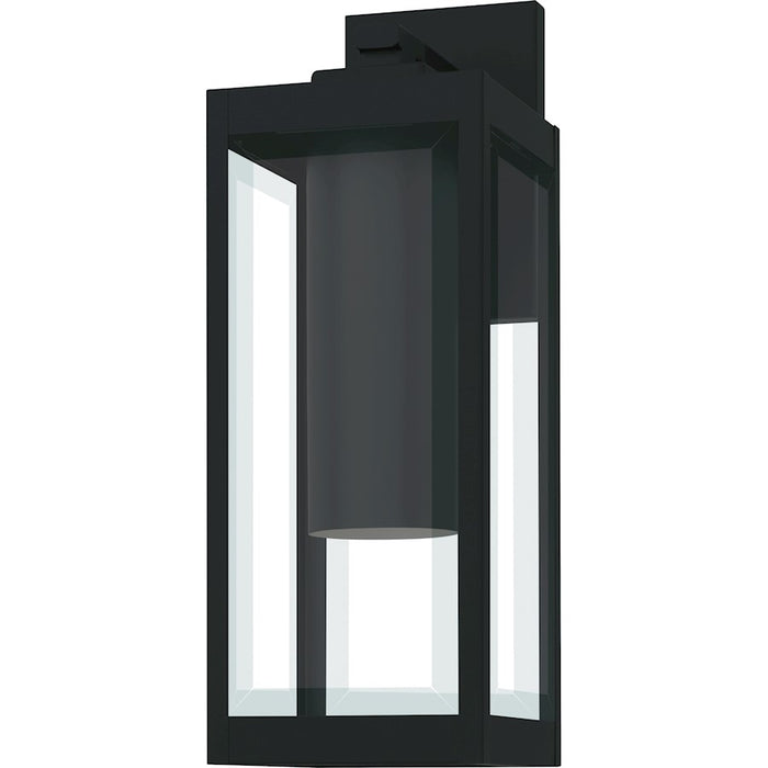 Quoizel Westover 1Lt 17" Outdoor Lantern, Earth Black/Clear Beveled