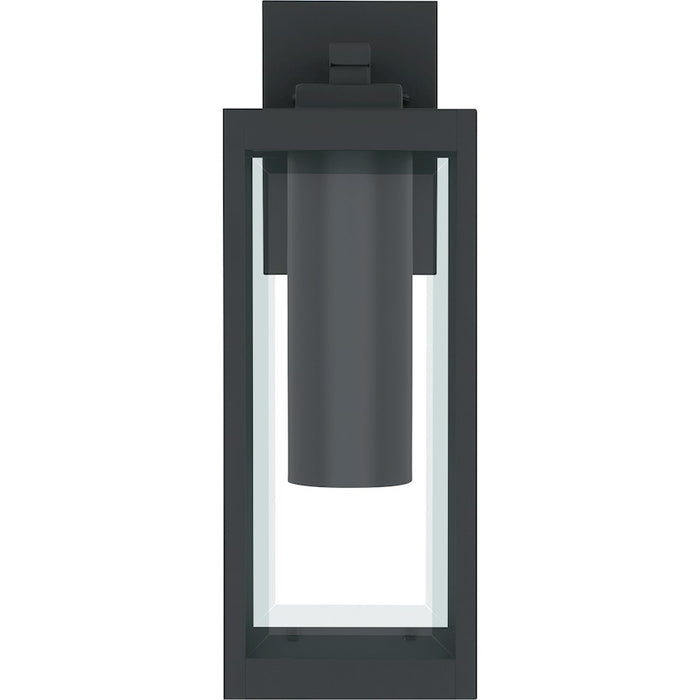 Quoizel Westover 1Lt 17" Outdoor Lantern, Earth Black/Clear Beveled
