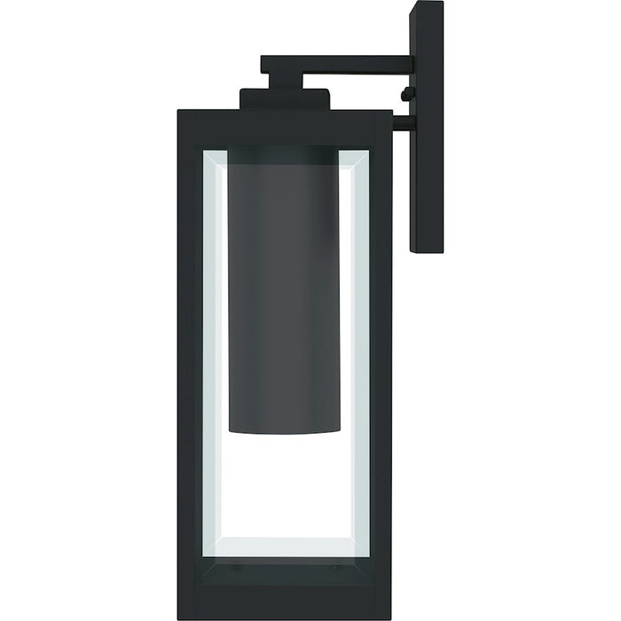 Quoizel Westover 1Lt 17" Outdoor Lantern, Earth Black/Clear Beveled