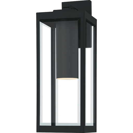 Quoizel Westover 1Lt 20" Outdoor Lantern, Earth Black/Clear Beveled - WVR8007EK