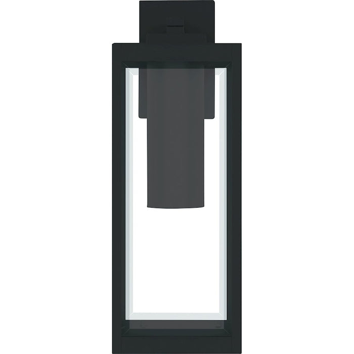 Quoizel Westover 1Lt 20" Outdoor Lantern, Earth Black/Clear Beveled
