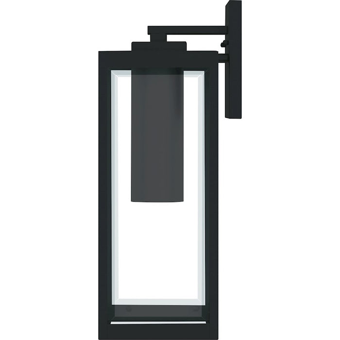 Quoizel Westover 1Lt 20" Outdoor Lantern, Earth Black/Clear Beveled