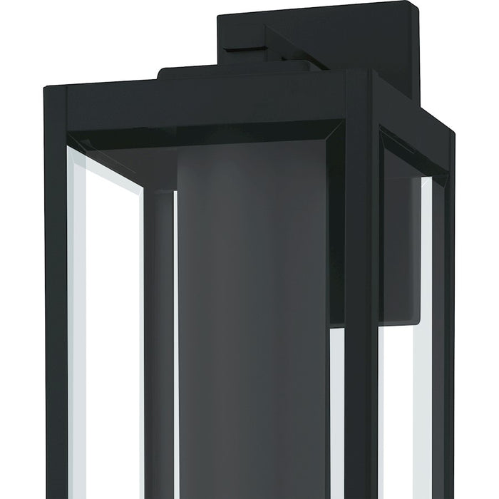 Quoizel Westover 1Lt 20" Outdoor Lantern, Earth Black/Clear Beveled