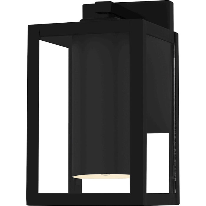 Quoizel Westover 1Light Outdoor Lantern, Earth Black/Clear Glass - WVR8035EK