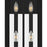 Quoizel Westover 4 Light Outdoor Lantern, Earth Black/Clear Beveled