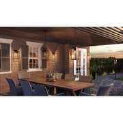 Quoizel Westover 6in 1-Light Outdoor Wall Lantern | Modern Industrial Earth Black and Clear Beveled Glass | Front Door & Porch | Model WVR8406EK