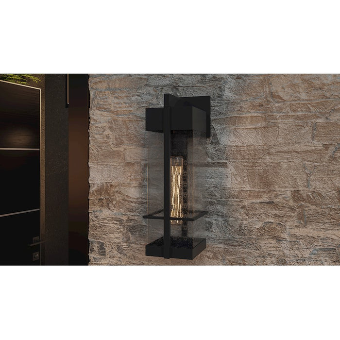 Quoizel Wynn 1 Light Outdoor Wall Lantern, Earth Black