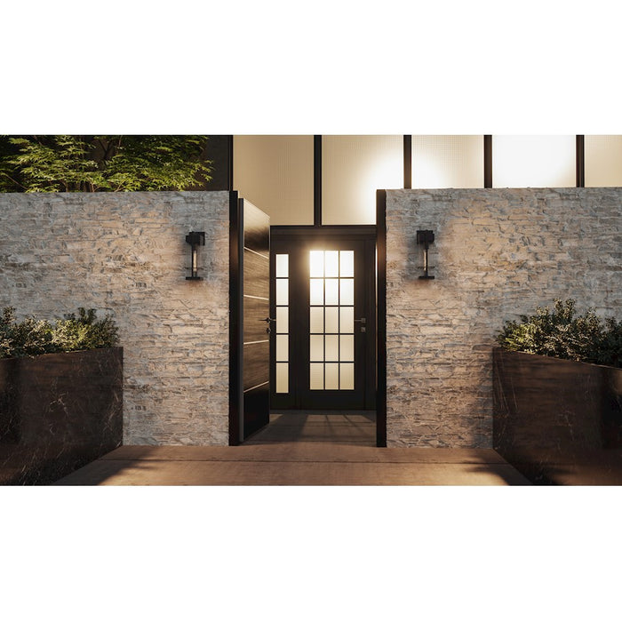 Quoizel Wynn 1 Light Outdoor Wall Lantern, Earth Black