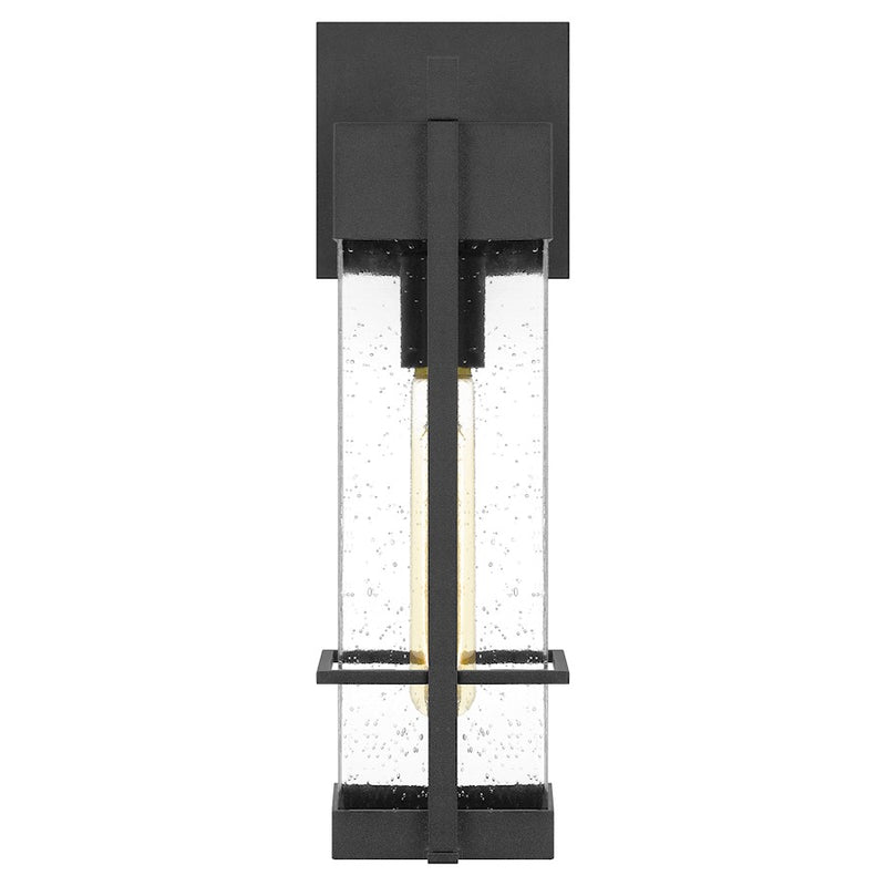 Quoizel Wynn 1 Light Outdoor Wall Lantern, Earth Black