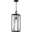 Quoizel Zarah 1Lt 22" Outdoor Lantern, Black/Clear Hammered - ZAR1907MBK