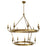 Robert Abbey William 14 Lt Chandelier, Gold/Wht, Gold - 269