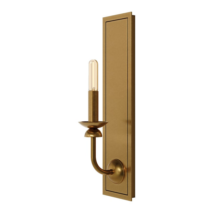 Robert Abbey William 1 Lt Wall Sconce/Rectangle Backplate, Gold - 272