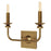 Robert Abbey William 2 Lt Wall Sconce, Gold/Wht, Gold - 274