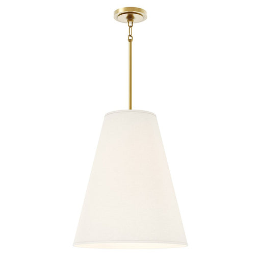 Robert Abbey Chrissy 4 Lt Pendant, Modern Brass/Shannon Oyster - 494