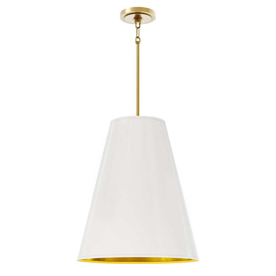 Robert Abbey Chrissy 4 Lt Pendant, Modern Brass/Matte Daisy/Matte Gold - 494MDY