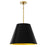 Robert Abbey Janet 4 Lt Pendant, Brass/Obsidian/Gold/Obsidian/Gold - 495MOS